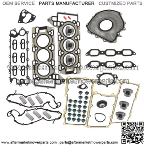 Engine Full Gasket Set+Piston w/Rings For 14-20 Jaguar Land Rover 3.0L V6 AJ126
