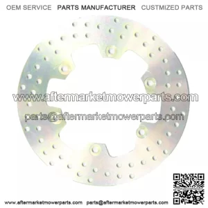 MD3076 Motorcycle Stainless Steel Rear Right Brake Disc Silver - 276mm