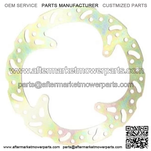 MD6001C - Front Left Stainless Steel Brake Rotor with Contoured Profile