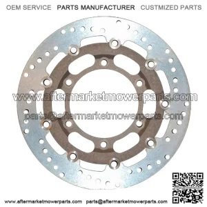 MD646RS Motorcycle Motorbike Front Right Brake Disc Silver - 296mm