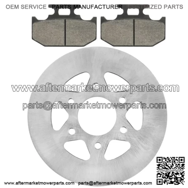 Rear Parking Brake Disc Rotor W/Pads for Yamaha Rhino 700 YXR700 4X4 2008-2013(For: Yamaha Rhino 700)