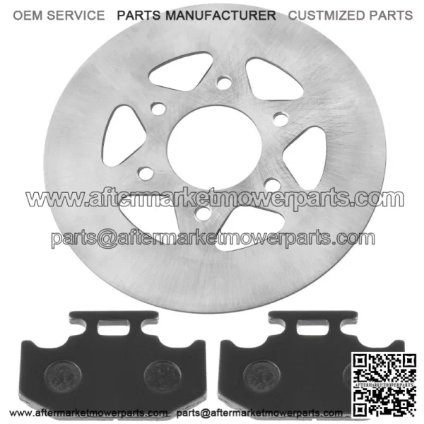 Rear Parking Brake Disc Rotor W/Pads for Yamaha Rhino 700 YXR700 4X4 2008-2013(For: Yamaha Rhino 700) - Image 5