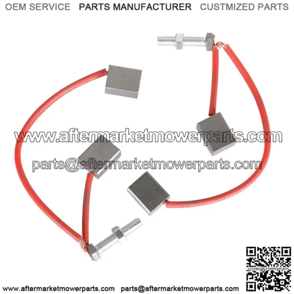 For Club Car Precedent Gasoline Ezgo Golf Cart Starter Generator Motor Brush Set - Image 2