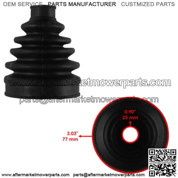 Rear Axle Outer Inner CV Boot Kit for Can-Am 705500870, 705501864, 705501777 - Image 2