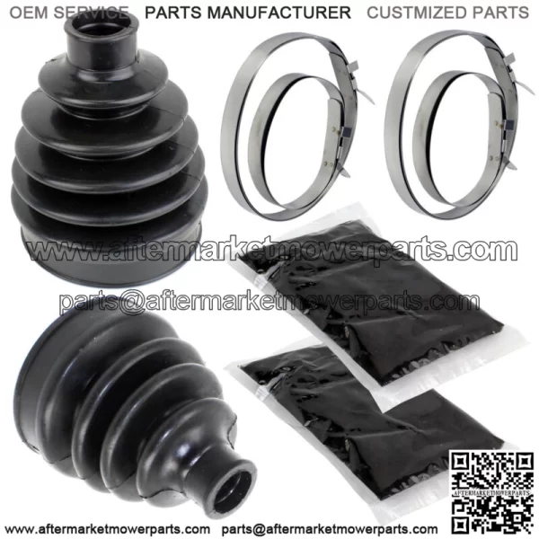 Front Axle Inner Outer CV Boot Kit for Can-Am Outlander 800 4X4 Xt 2006-2008