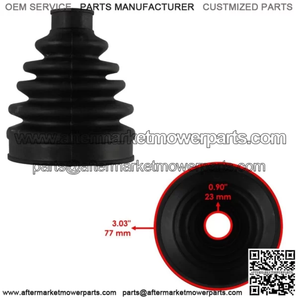 2 Rear Axle Outer Inner CV Boot Kit for Can-Am Maverick 1000R 4X4 2013-2017 - Image 2