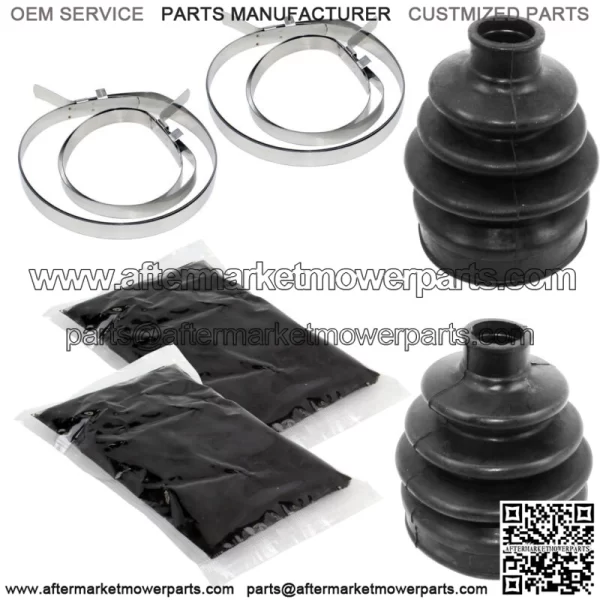 Front Axle Outer Inner CV Boot Kit for Can-Am Outlander 1000 4X4 Xmr 2013-2015