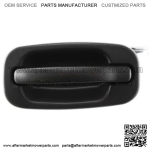 Door Handle For 2000-2006 Chevy Silverado 1500 Rear Left Outer Textured Black (For: More than one vehicle)
