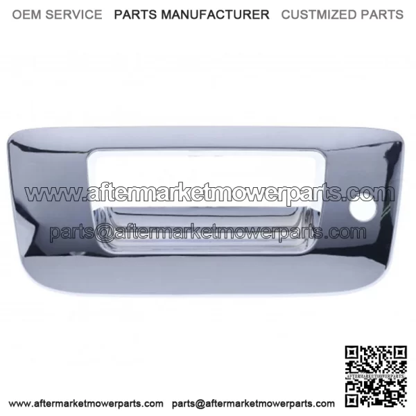 For Chrome Tailgate Handle Bezel with Keyhole 07 - 14 Silverado Sierra 1500 2500 (For: More than one vehicle)