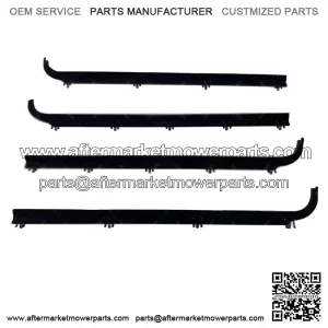 Inner & Outer Window Sweep Felts Seals Weatherstrip for 87-97 Ford F150 Truck (For: Ford F-150)