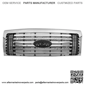 For Ford F-150 2010-2012 Replace FO1200531 Grille (For: Ford F-150)