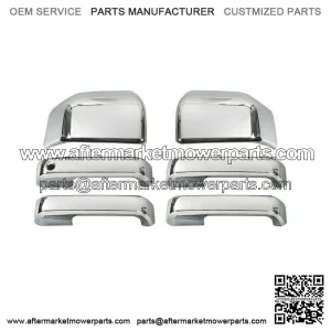Chrome Rearview Mirror Cover Door Handle Decor Bezel Trim For Ford F150 Parts (For: Ford F-150)