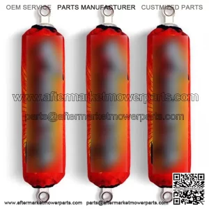 Red Shock Covers Honda Racing TRX 250 TRX 300 TRX 400 EX TRX400 X Set of 3 For: Honda FourTrax 200
