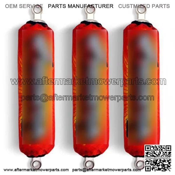 Red Shock Covers Honda Racing TRX 250 TRX 300 TRX 400 EX TRX400 X Set of 3 For: Honda FourTrax 200