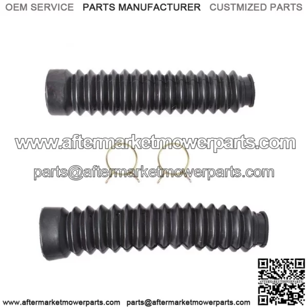 2X Motorcycle Front Fork Shock Cover Boots For  Honda CG125 1985 1986 1987