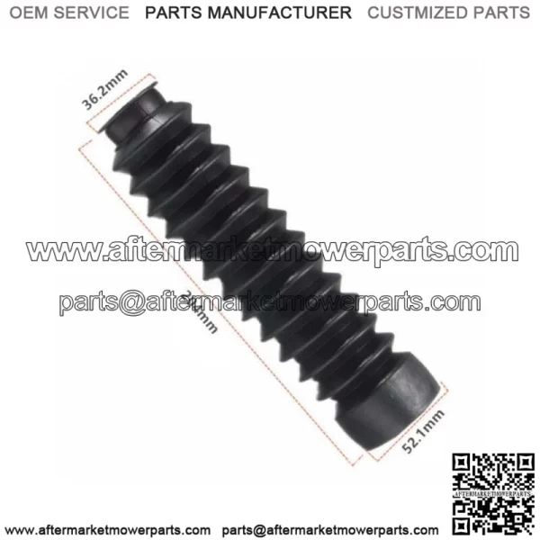2X Motorcycle Front Fork Shock Cover Boots For  Honda CG125 1985 1986 1987 - Image 2