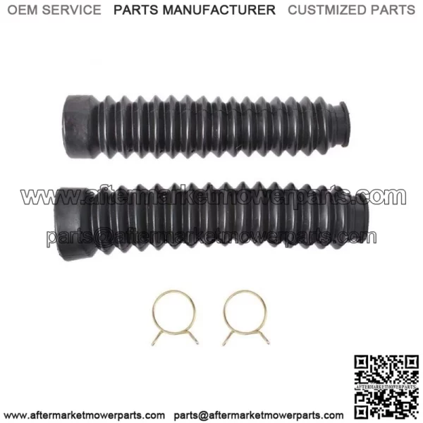 2X Motorcycle Front Fork Shock Cover Boots For  Honda CG125 1985 1986 1987 - Image 3
