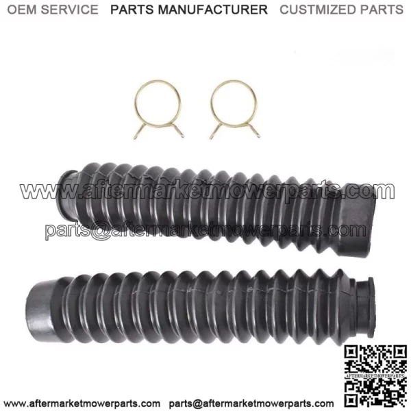 2X Motorcycle Front Fork Shock Cover Boots For  Honda CG125 1985 1986 1987 - Image 4