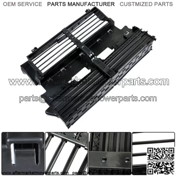 Front Bumper Grille Radiator Shutter W/O Motor For 2013-2016 Ford Fusion 2.0L