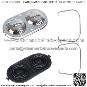For 1967-1982 Chevrolet Corvette Master Cylinder Cover Chrome w/ Bails & Gaskets