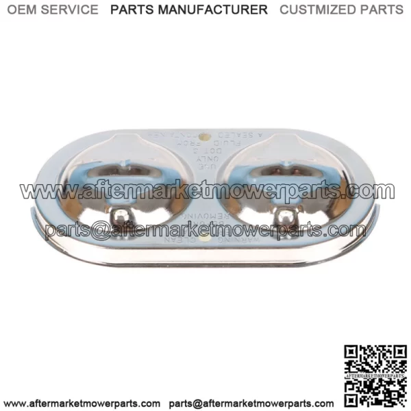 For 1967-1982 Chevrolet Corvette Master Cylinder Cover Chrome w/ Bails & Gaskets - Image 3