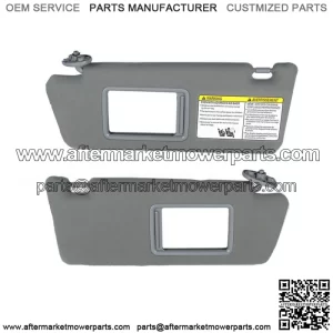 For 2005-2015 Toyota Tacoma Sun Visor Left Driver With Right Passenger Side Gray