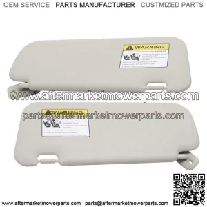 For Mazda3 2010 2011 2012 2013 Sun Visor Driver & Passenger Side Gray Pair