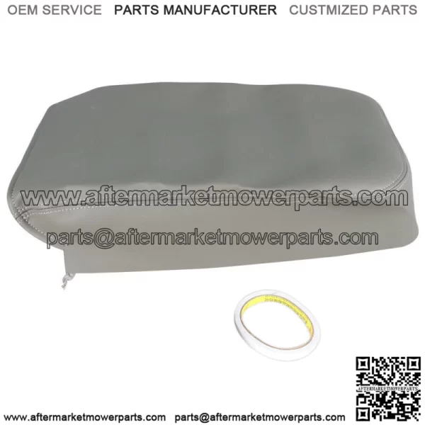 For 2002-2007 2008 Dodge Ram Gray Center Armrest Console Lid Leather Cover - Image 5
