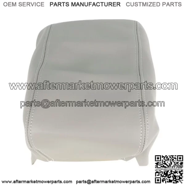 Center Console Lid Armrest Cover Protector For Jeep Grand Cherokee 11-19 Gray - Image 4