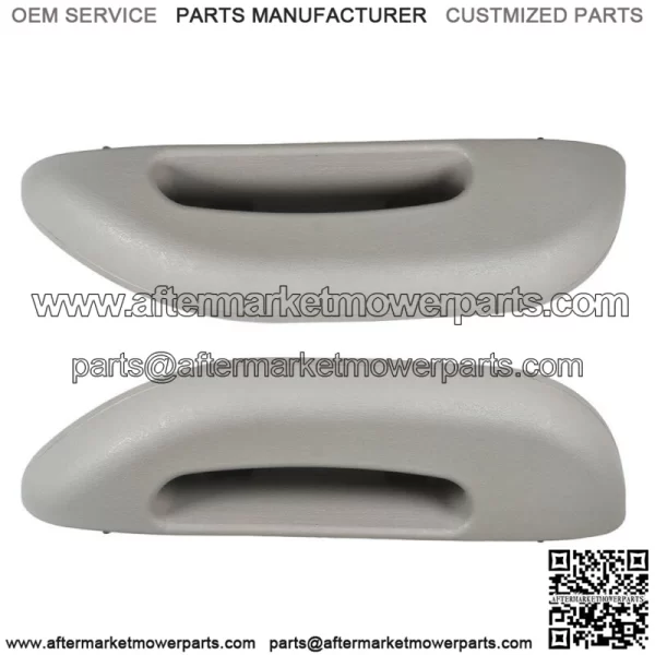 Front Left+Right Pair Inner Door Armrest Handle Cover For Chevy GMC 96 1997-2002