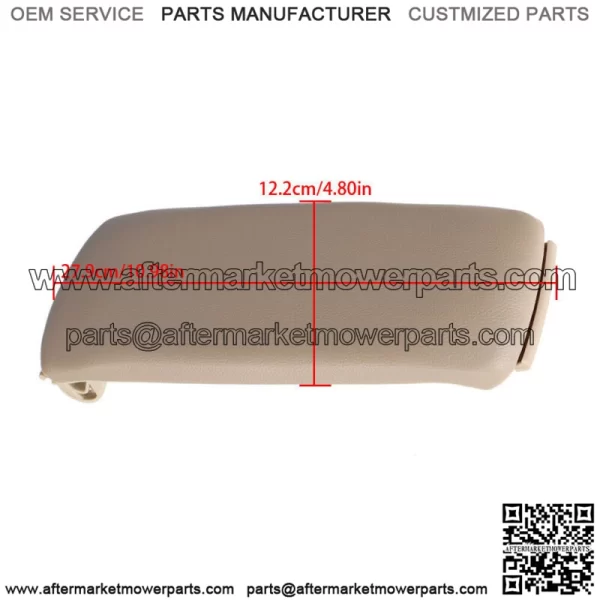 Leather Armrest Center Box Console Lid Cover For 99-05 Audi A6 C5 05-08 A4 B7 - Image 4
