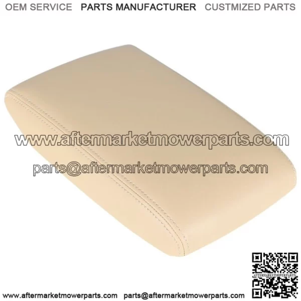 Beige Front Console Armrest lid Cover W/ Hardware For 2008-13 Toyota Highlander - Image 4