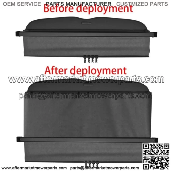 For 2009-2013 Subaru Forester  Tonneau Cargo Cover Security Trunk Shield - Image 4