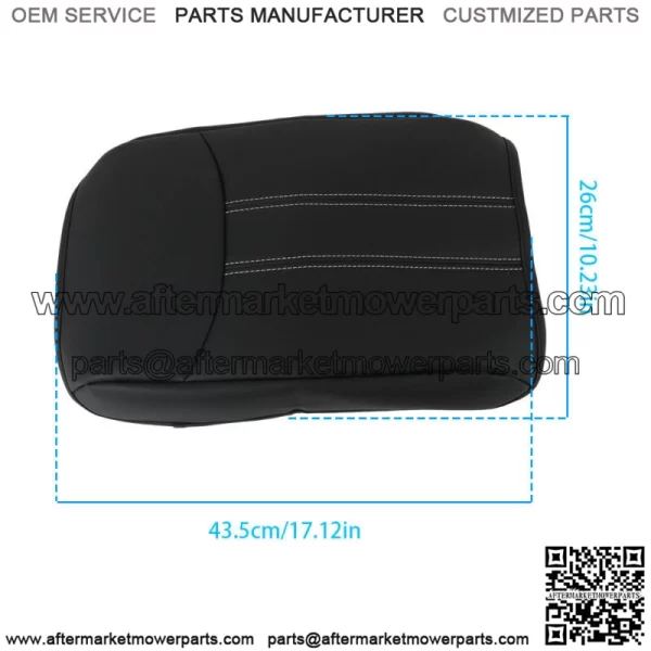 Center Console Pad Armrest Cover For 2023-2024 Honda Pilot Leather Black New - Image 5