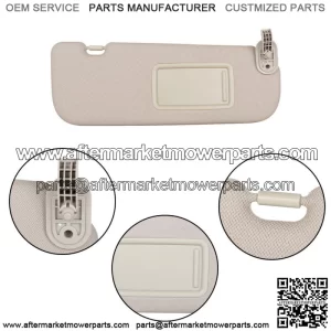 Front Right Side Sun Visor&Makeup Mirror Beige For 2011-2015 Hyundai Elantra MD