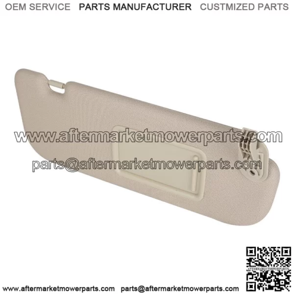 Front Right Side Sun Visor&Makeup Mirror Beige For 2011-2015 Hyundai Elantra MD - Image 4
