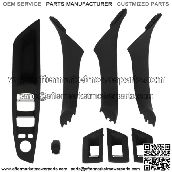 Inner Door Panel Handle Pull Trim Cover Set For 2010-2016 BMW 5 Series F10 F11 - Image 4