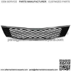 Fit For Kia 2016-18 Optima Lx Ex Front Upper Grille Black Chrome Honeycomb Grill