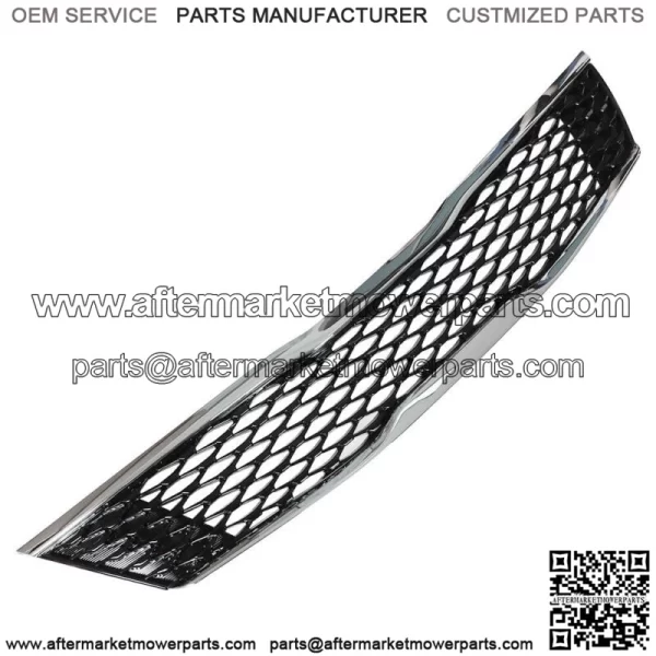 Fit For Kia 2016-18 Optima Lx Ex Front Upper Grille Black Chrome Honeycomb Grill - Image 3