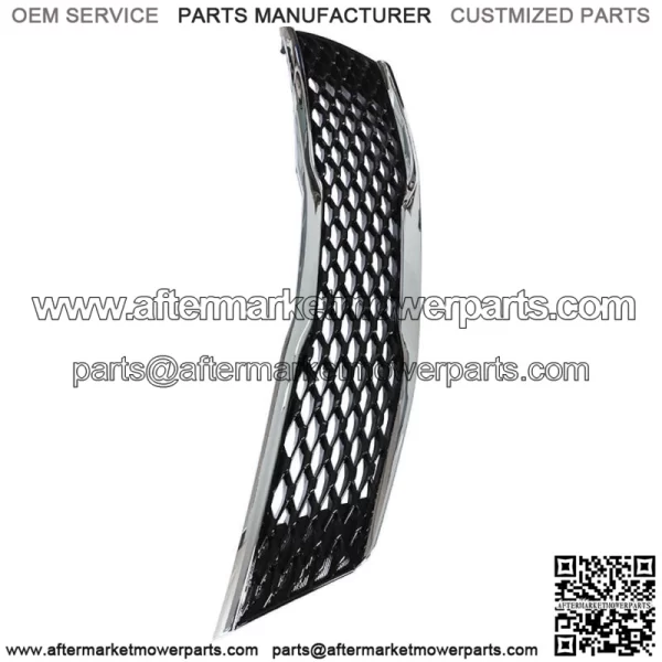 Fit For Kia 2016-18 Optima Lx Ex Front Upper Grille Black Chrome Honeycomb Grill - Image 4