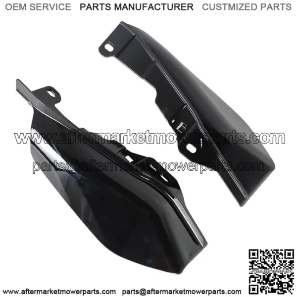 For Road King Street Glide 2017-2022 Mid-Frame Air Deflector Heat Shield Black - Image 3