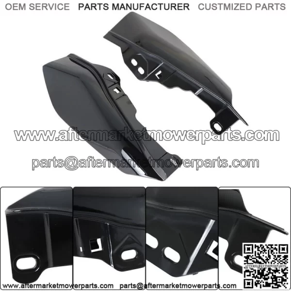 For Road King Street Glide 2017-2022 Mid-Frame Air Deflector Heat Shield Black - Image 5