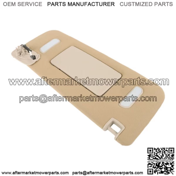 Passenger Right Side Sun Visor For 2007-2014 Silverado Sierra Tahoe Yukon Beige - Image 4