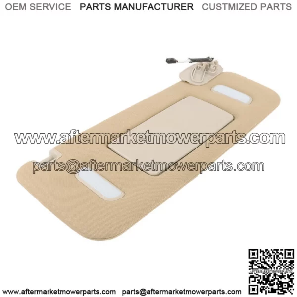 Passenger Right Side Sun Visor For 2007-2014 Silverado Sierra Tahoe Yukon Beige - Image 5