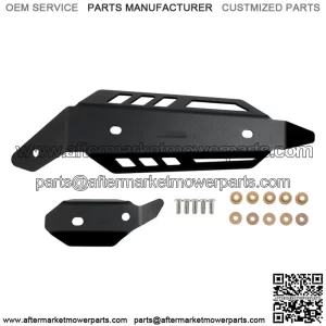 For YAMAHA YFM700R Muffler Mid Pipe Heat Shield Protector 2015-2023 Black For: More than one vehicle