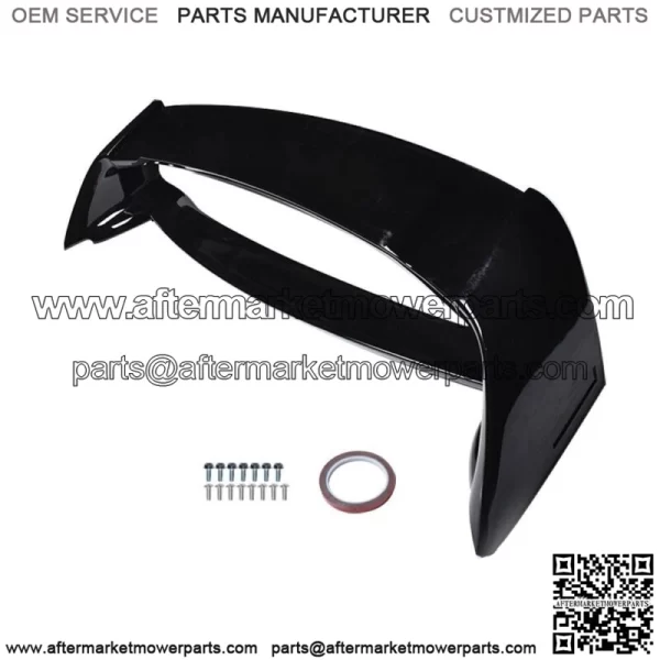 For 2006-2011 Civic 4DR Sedan Gloss Black Mugen Style Trunk Wing Spoiler - Image 2