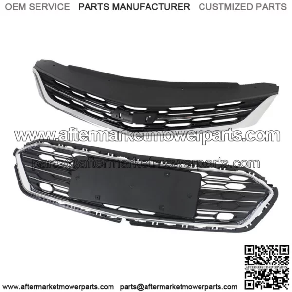 Front Bumper Upper Grill Middle Lower Grille For Chevrolet Cruze 2016 2017 2018 - Image 2