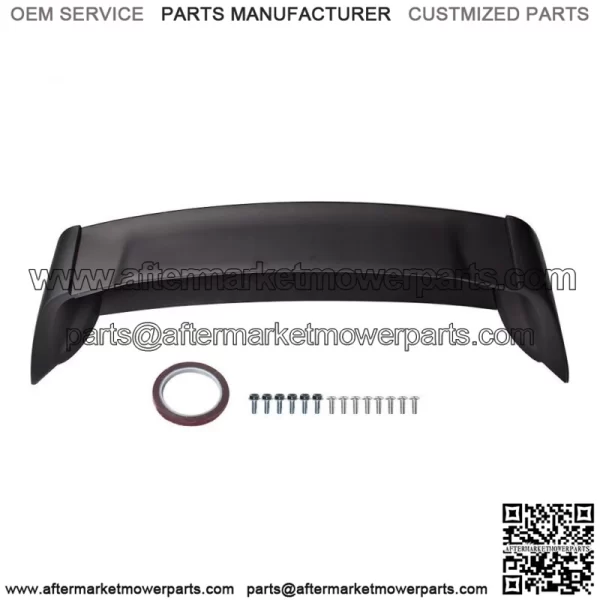 Mugen style Rear Trunk Spoiler Wing Unpainted for Honda 2006-11 Civic 4DR Sedan - Image 2