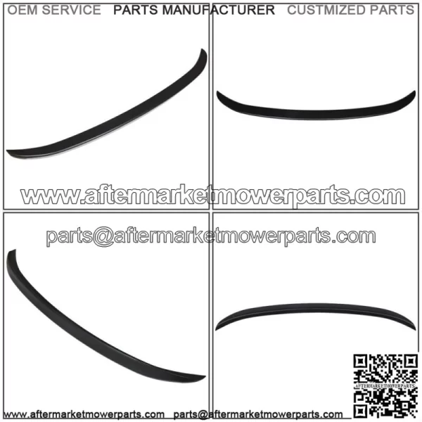 For  2014-2019 Toyota Corolla Sedan Factory Style Matte Black Trunk Spoiler - Image 2
