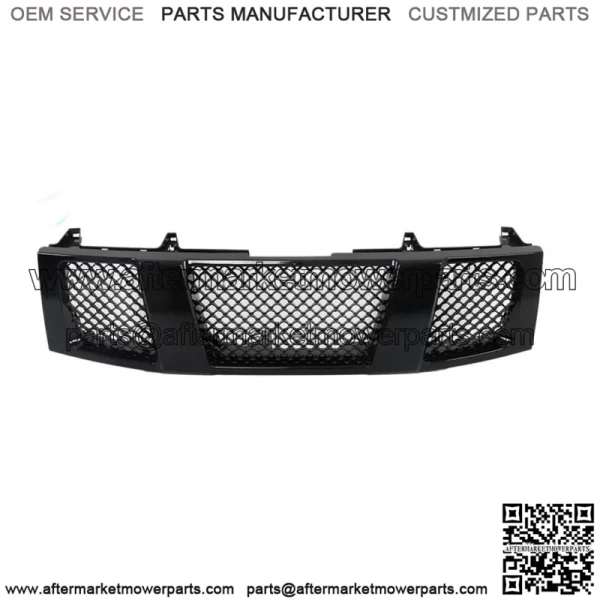 Fit For 2004-2007 Titan/Armada Front Hood Bumper Grill Grille Glossy Black